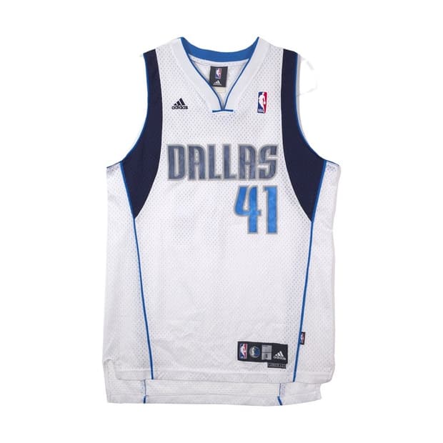 NBA X 아디다스 댈러스 노비츠키 저지