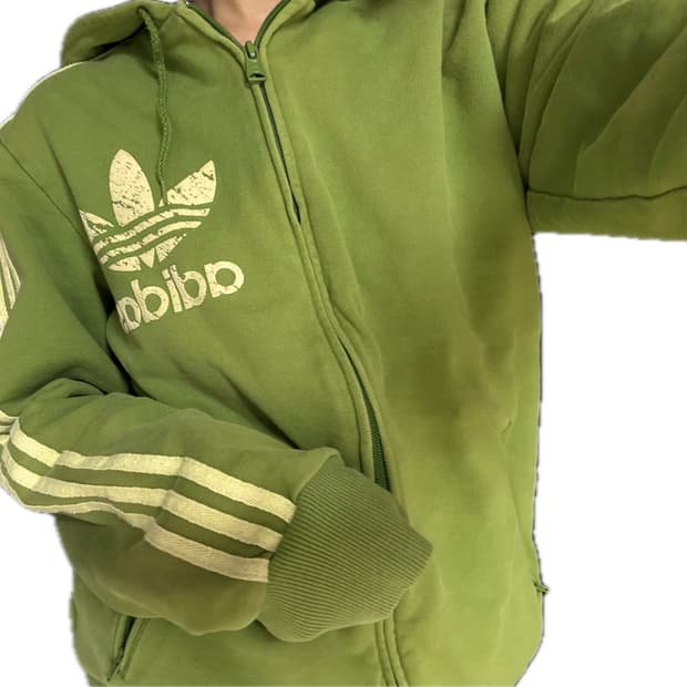 아디다스 그린 져지 녹차 그린 후드집업 파이어버드 핀터레스트 