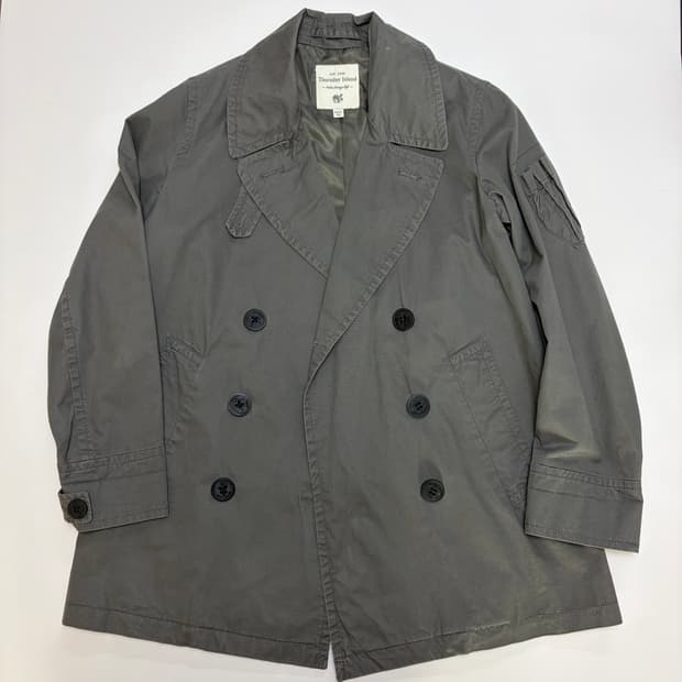 썰스데이 아일랜드 더블 트렌치 자켓