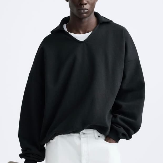 자라 크롭핏 폴로셔츠 S-M사이즈