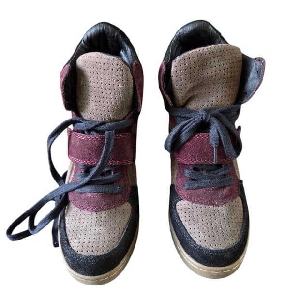 Ash 스웨이드 하이탑 스니커즈 37