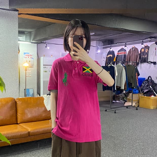 폴로 랄프로렌 빅포니 자메이카 커스텀핏 카라티 B5029