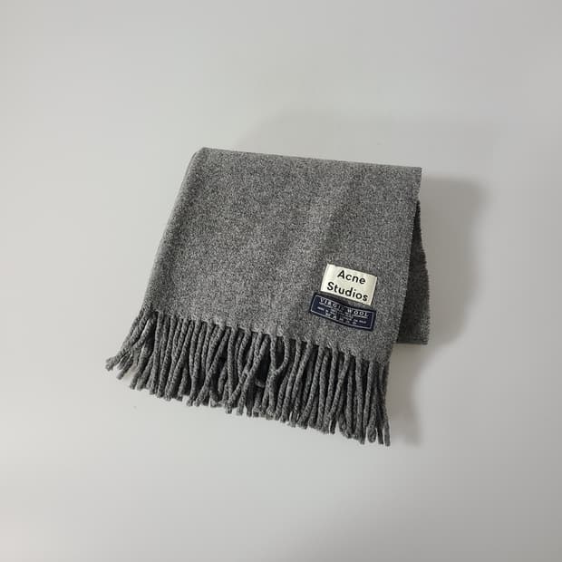 아크네 스튜디오 버진 울 머플러 그레이 OS