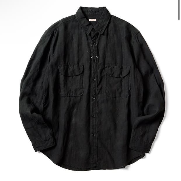 캐피탈 린넨 스티치셔츠