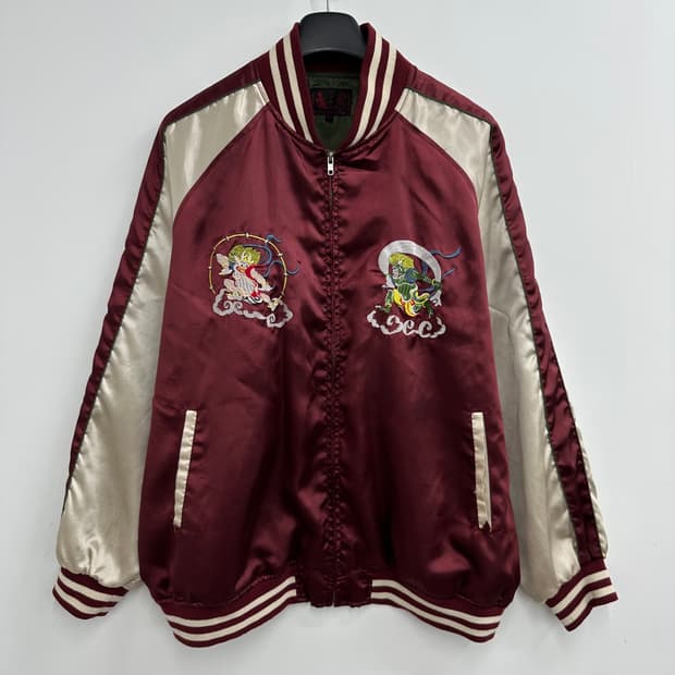 4XL 재팬 90s 남자 루즈핏 스카쟌 자켓