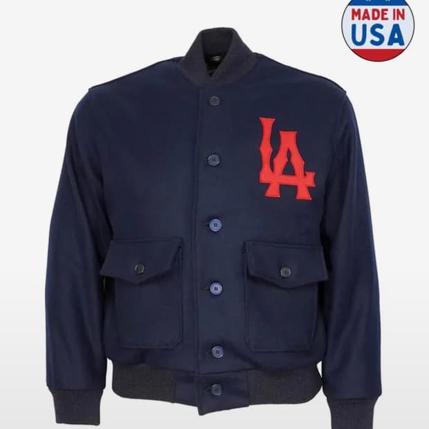 세틀마이어 이벳필드 USA메이드 플란넬울 바시티 자켓 L 새제품