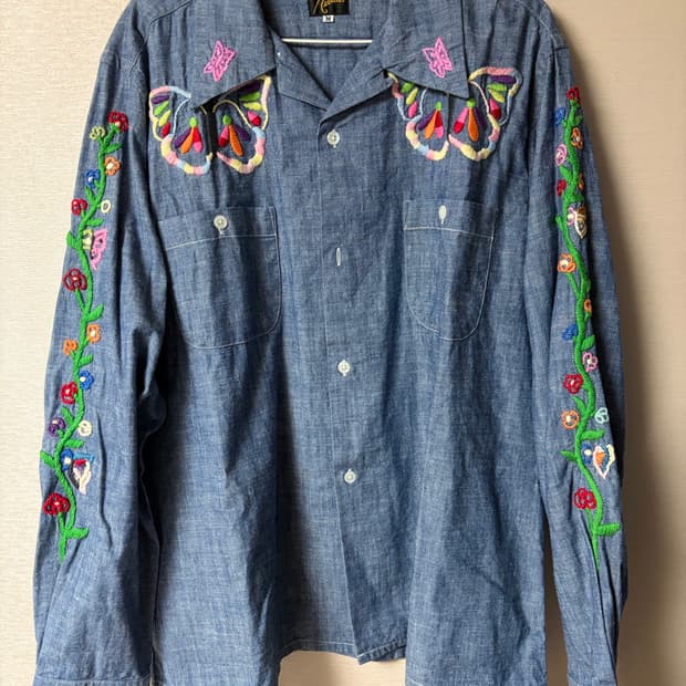 니들스 샴브레이 셔츠