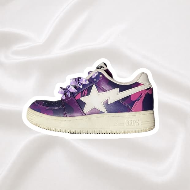 (235) 베이프 스타 카모 로우  #bape