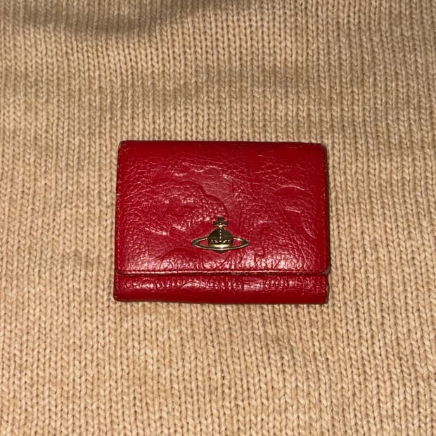 비비안웨스트우드 레드 반지갑