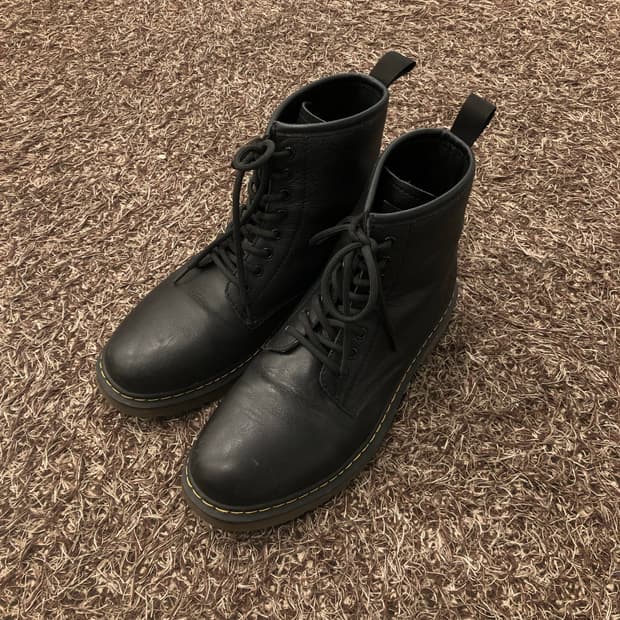 LEE 리 블랙 워커 부츠