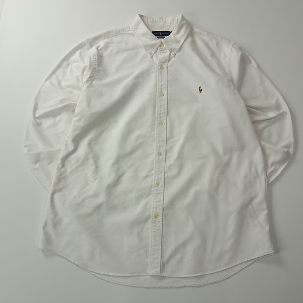 CK683 2XL 폴로 멀티포니 클래식핏 화이트 셔츠 남방