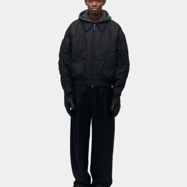 쿠어 Coor블랙 투웨이 디테일 패딩 투웨이 자켓 남녀공용