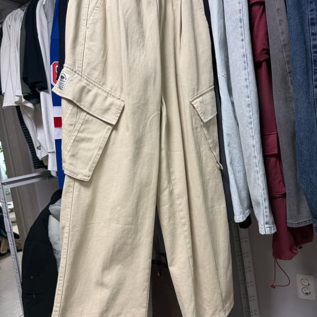 베이지 카고펜츠