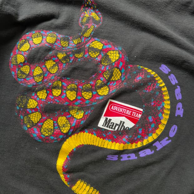 90s 말보로 스네이크 티셔츠 OG