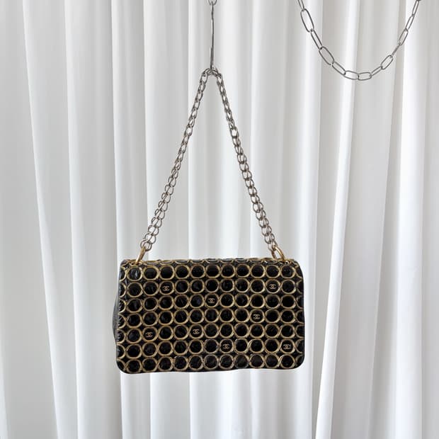 샤넬 2009 페이던트 CC 숄더백 리미티드