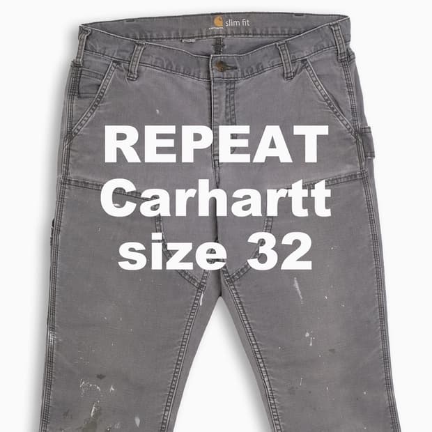 빈티지 칼하트 더블니 103223 32 인치 CH2233201