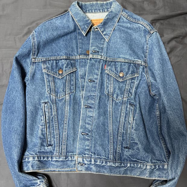 80‘s 빈티지 리바이스 데님자캣 