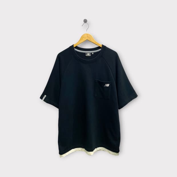  뉴발란스 BK 레이어드 반팔티 2XL 