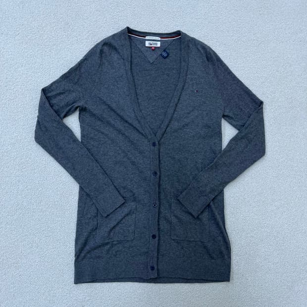 XS 타미힐피거 여성 니트 가디건 0316M