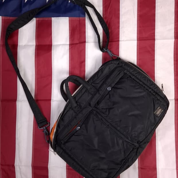 오리지날 PORTER 요시다 포터 탱커 2way 브리프케이스 블랙