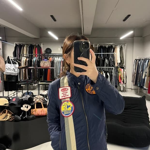 HYSTERIC GLAMOUR nylon patch racing jack