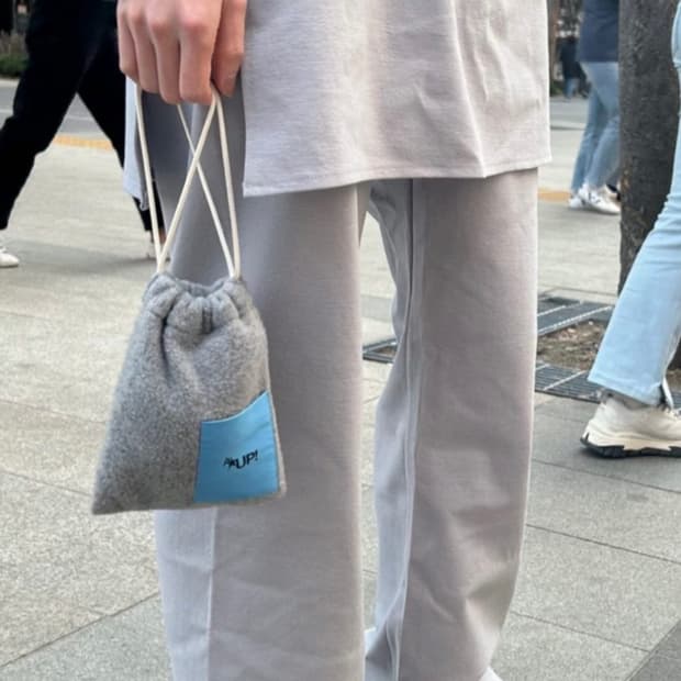 (새상품) 지초이 JX 카드포켓 미니파우치 (그레이)