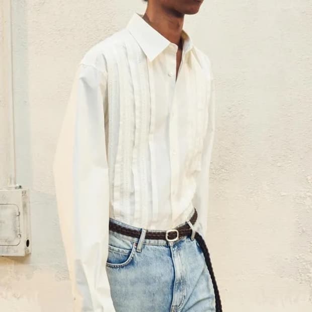 (희소) ZARA LIMITED EDITION 핀턱 디테일 셔츠