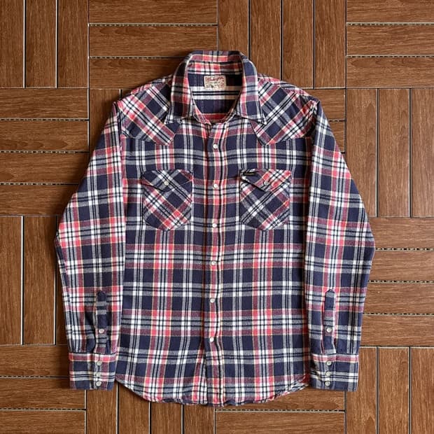 랭글러 웨스턴 플란넬 셔츠