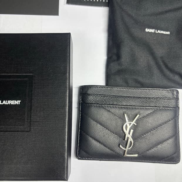 입생로랑 마틀라세 카드지갑 풀박스