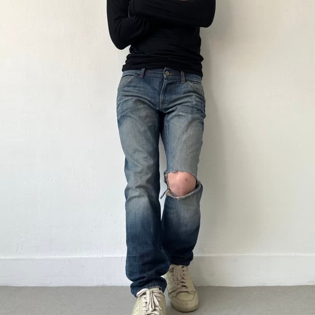 Dolce & Gabbana 2000s washing slim denim