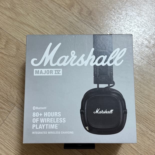 마샬 헤드셋 메이저4 블랙 (새상품)