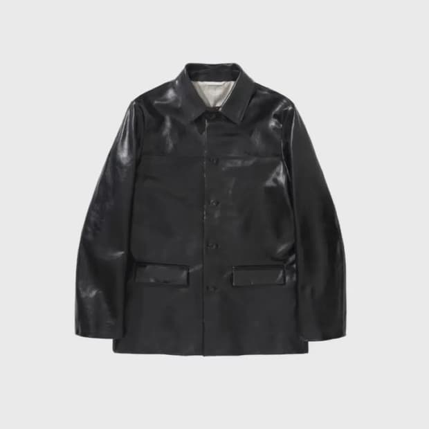 구매) 강정석 레더 카코트 48