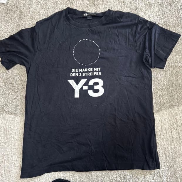 Y-3 스택 로고 티셔츠