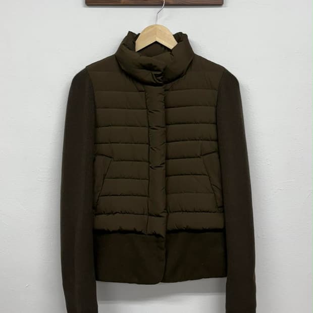 구호 한섬 덕다운 니트 패딩