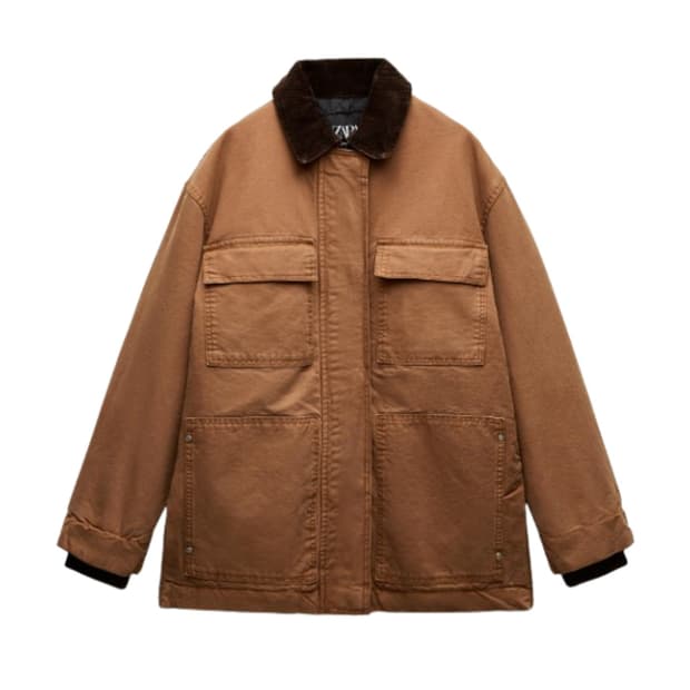 [구매]]ZARA ZW 콘트라스트 워크자켓