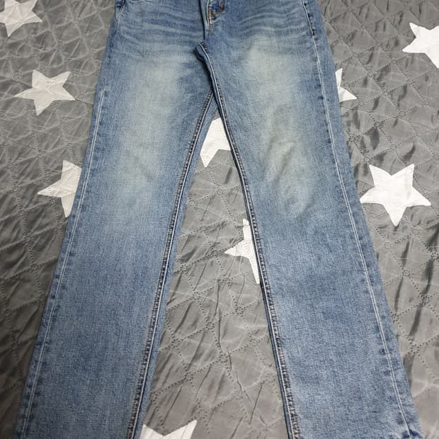 페이탈리즘 FAS-040414/S 그리쉬 블루 크롭 데님팬츠 (32)