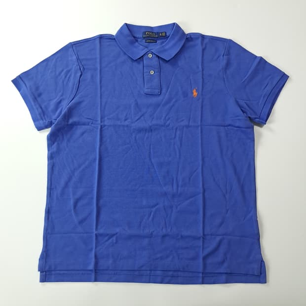 CK339 XL 폴로 커스텀슬림핏 로열블루 칼라 티셔츠