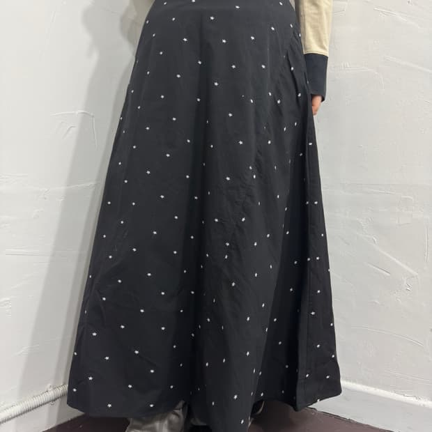 converse star long skirt