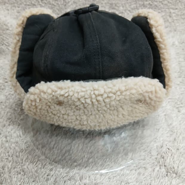 블랙 트래퍼 햇 모자