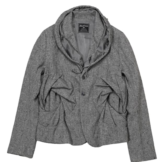 Final Home 00s Grey Gathered Pocket JKT