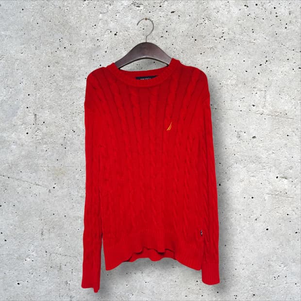 노티카 꽈배기 니트 (90/S)