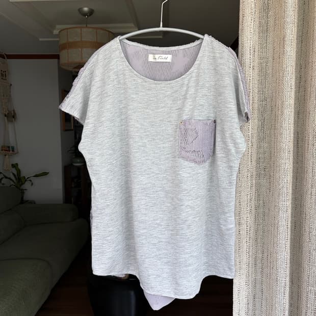 star patterned t-shirt