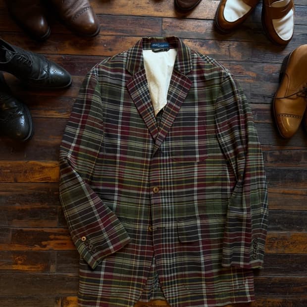 폴로 랄프로렌 마드라스 체크 자켓 100~103