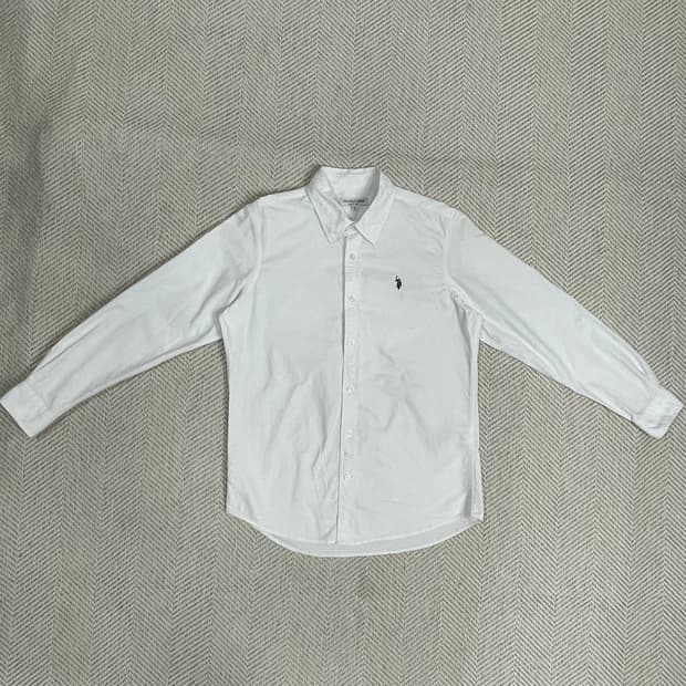 U.S. POLO ASSN. 화이트 셔츠 M (95)