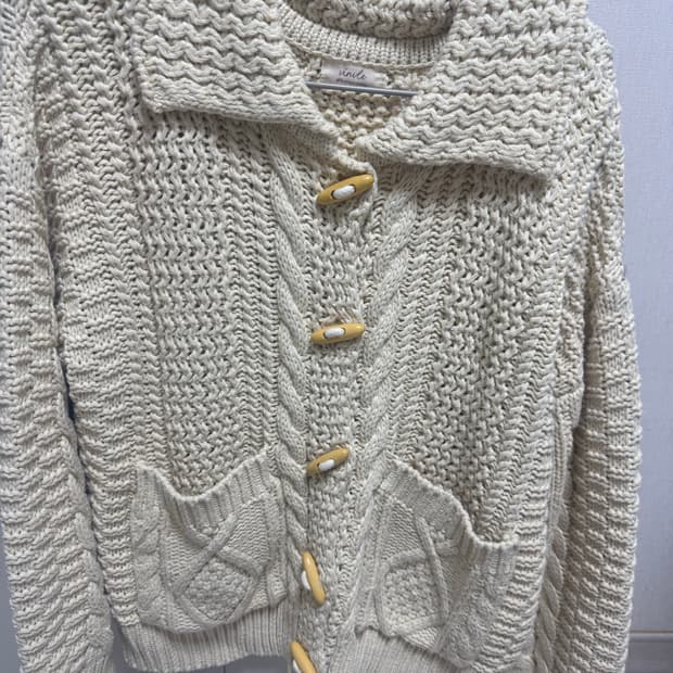 빈티지 떡볶이 가디건