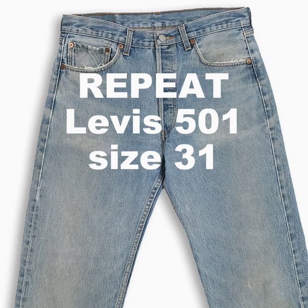 빈티지 리바이스 501 31 인치 LV50133475