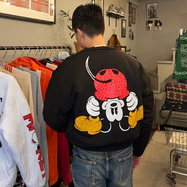 90’s Disney Mickey logo bomber jacket