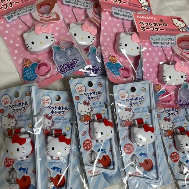 헬로키티 병뚜껑 병홀더 새상품
