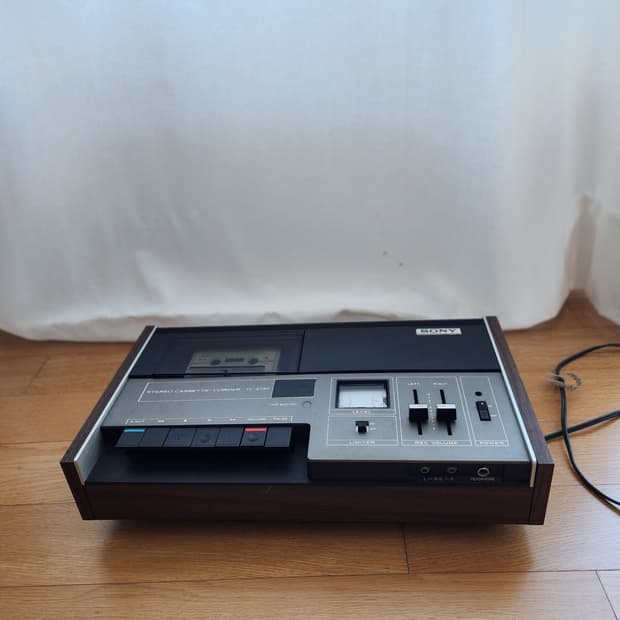 소니 빈티지 스테레오 카세트 데크 TC-2130