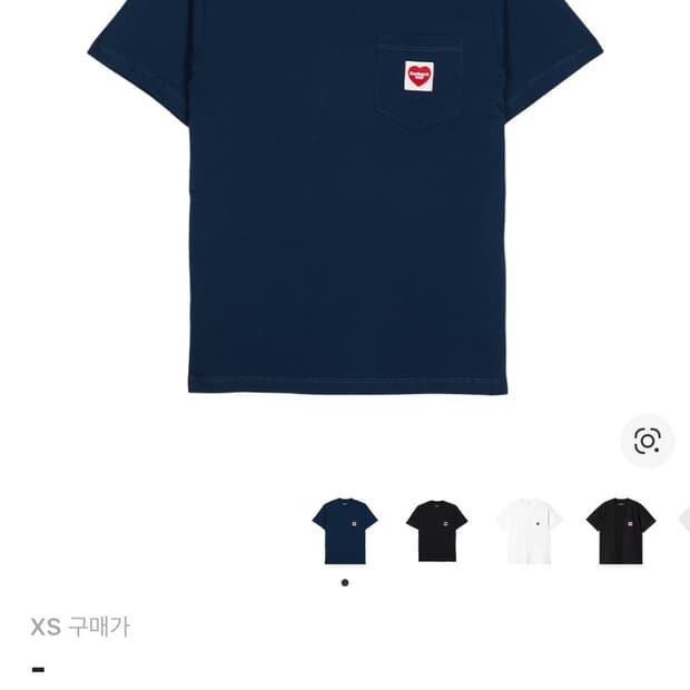 (W) 칼하트 WIP 포켓 티셔츠 네이비